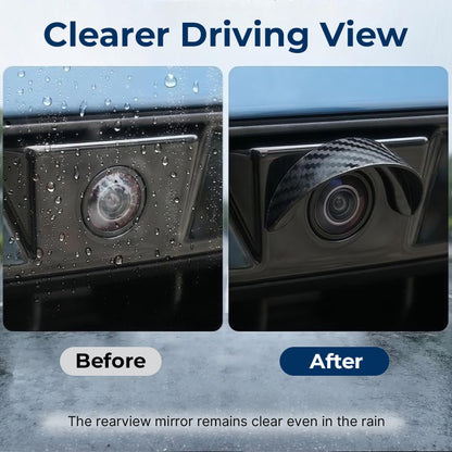 🚗 4pcs Car Rear - Waterproof Rear View Camera Rain Shield Cover
