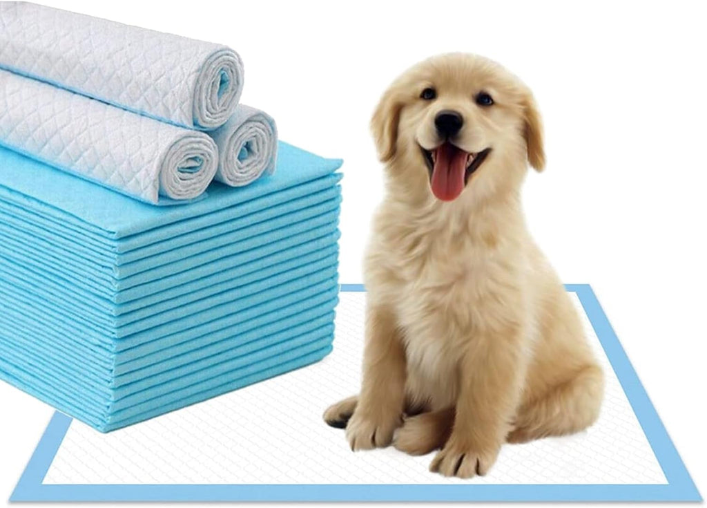 Premium Ultra Absorbent Gel Pee Pads 23"X23", 6 Layers of Protection (40 Count)