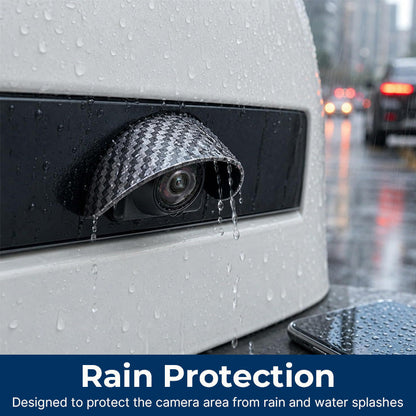 🚗 4pcs Car Rear - Waterproof Rear View Camera Rain Shield Cover