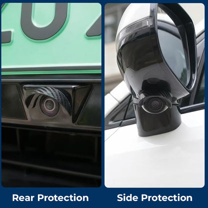 🚗 4pcs Car Rear - Waterproof Rear View Camera Rain Shield Cover