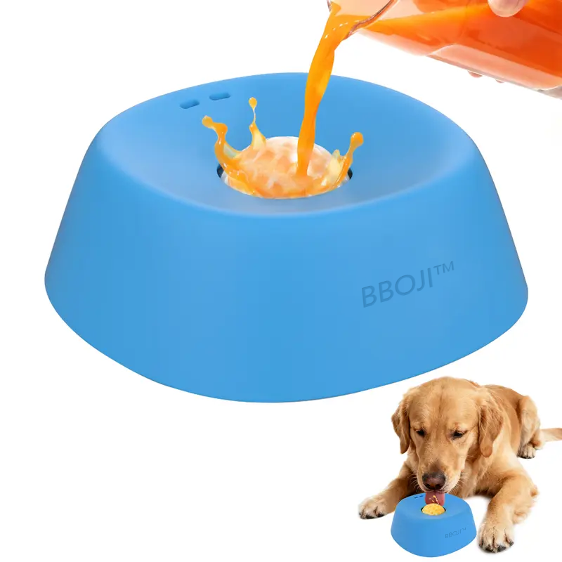 🐾BBOJI™ Vet-Recommended Slow Feeder Bowl for Dogs & Cats - Interactive Anti-Gulping Pet Dish for Healthy Tummies