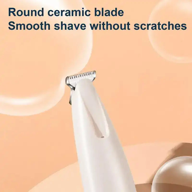 2-in-1 Pet Hair Trimmer for Dogs & Cats, Adjustable Grooming Clipper for Long & Short Hair, Quiet Self-Cleaning Electric Pet Hair Cutter