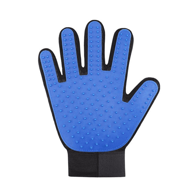 Pet Hair Removal Glove for Dogs & Cats, Soft Rubber Bristles Grooming Glove, Massage & Deshedding Tool for Shedding Fur